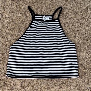 Striped Crop Top
